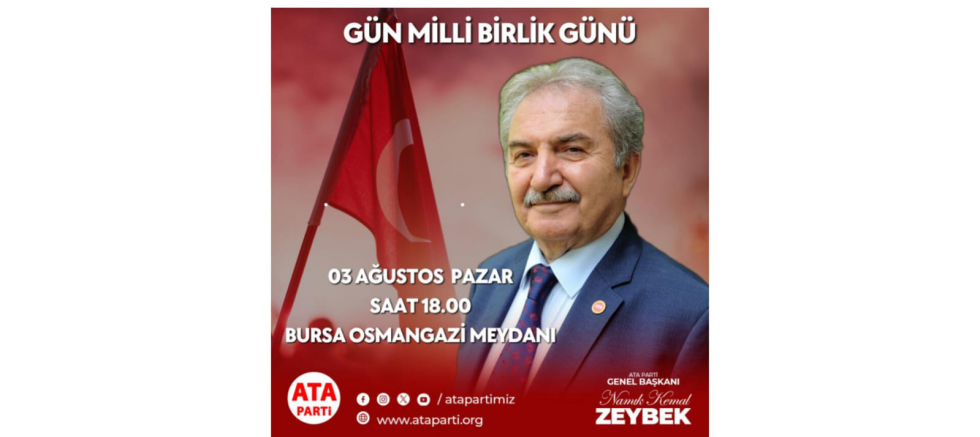 ATA Parti’den İYİ Parti Mitingine Destek: “Milli Birlik İçin Oradayız” - GÜNDEM - İnternetin Ajansı
