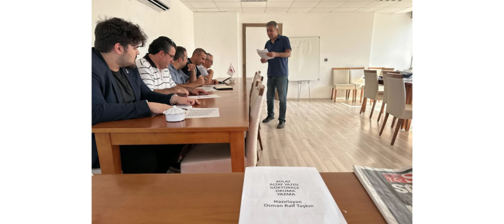 NAZMİ ACAN: “GÖKTÜRKÇE, KÜLTÜRÜMÜZLE KURULAN BİR KÖPRÜDÜR” - GÜNDEM - İnternetin Ajansı