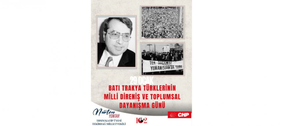 Nurten Yontar: “Batı Trakya Türklerinin Direnişi Onurun ve Kimliğin Simgesidir” - GÜNDEM - İnternetin Ajansı