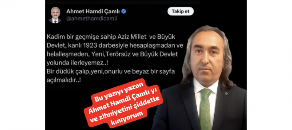 ÖMER AYDOĞMUŞ: “CUMHURİYETİMİZİ HEDEF ALAN ZİHNİYETE SESSİZ KALMAYACAĞIZ” - GÜNDEM - İnternetin Ajansı